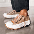 Elsa - Plattform-Sneaker aus Leder