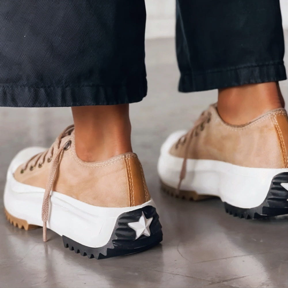 Elsa - Plattform-Sneaker aus Leder