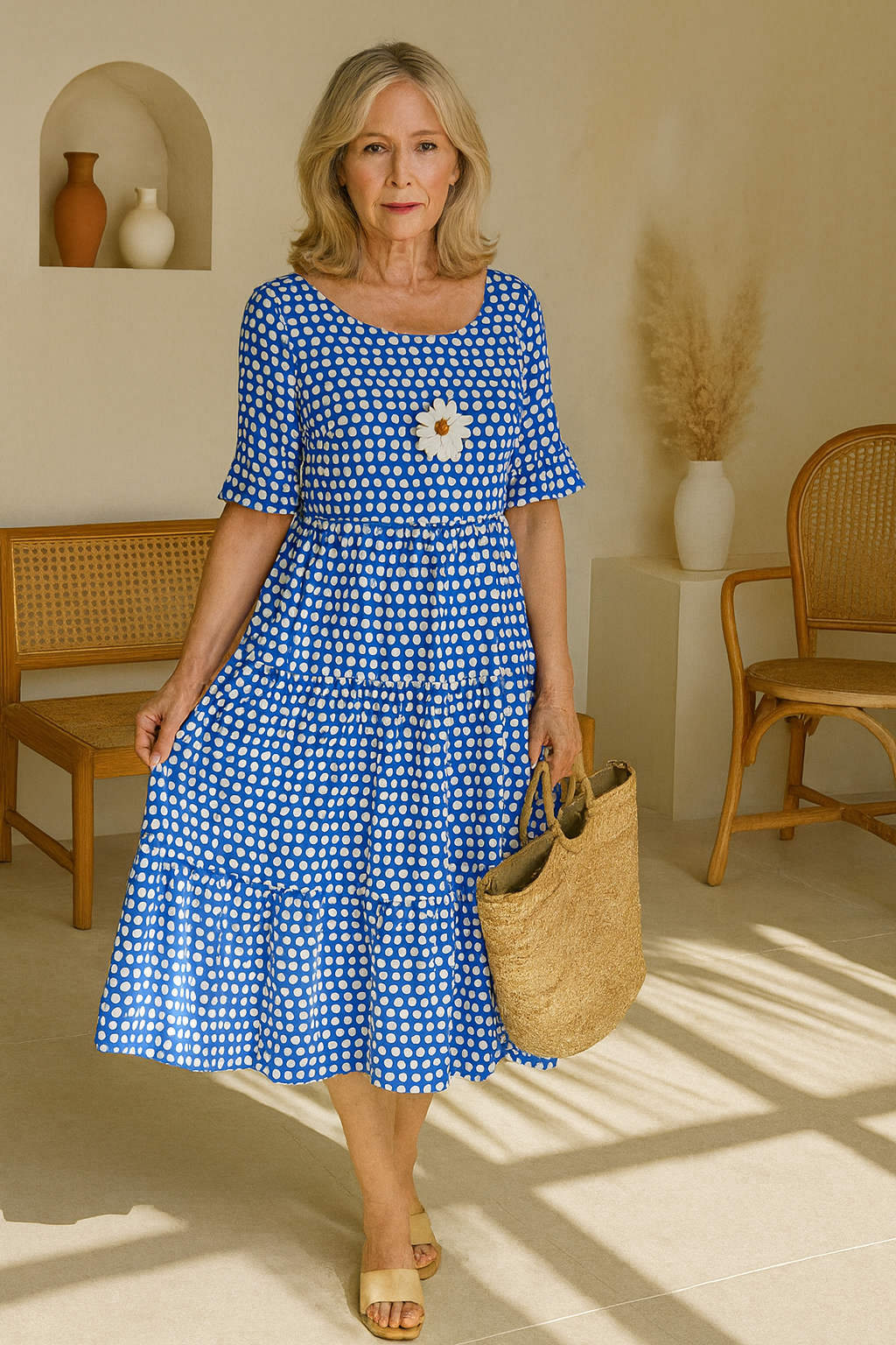 Zora | Figurfreundliches Sommerkleid mit femininer Silhouette