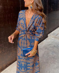 Irma - Schlankes Langes Uni-Sommerkleid