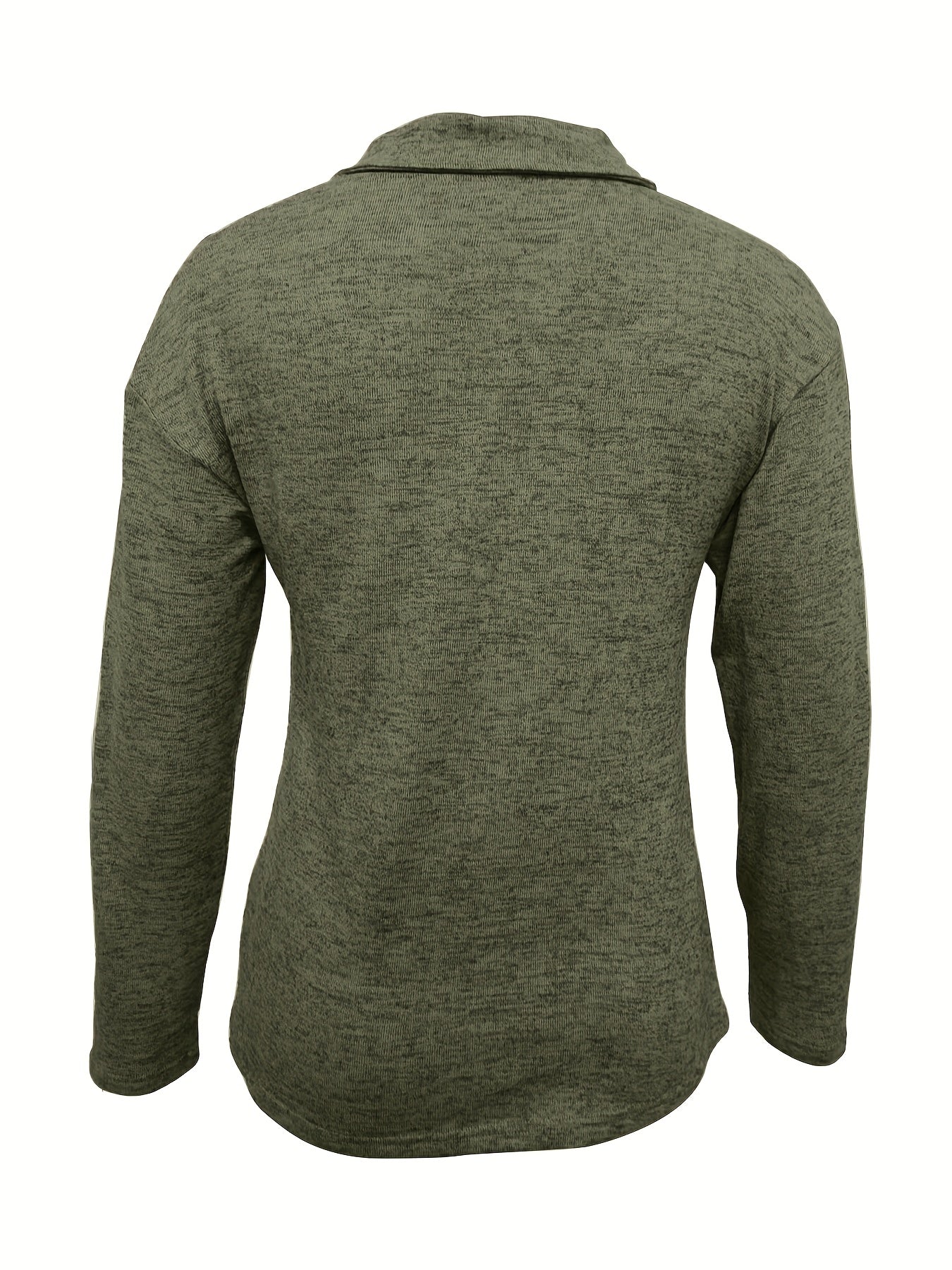 Tara | Damen Half-Zip Pullover Langarm Casual Oberteil Polo