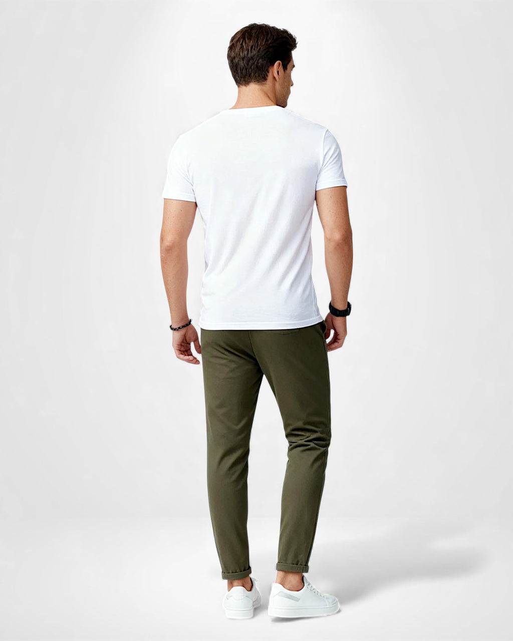 Herren Stretchhose im Modernfit mit elastischem Gewebe