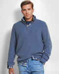 Edler Herrenpullover mit Halbzipp