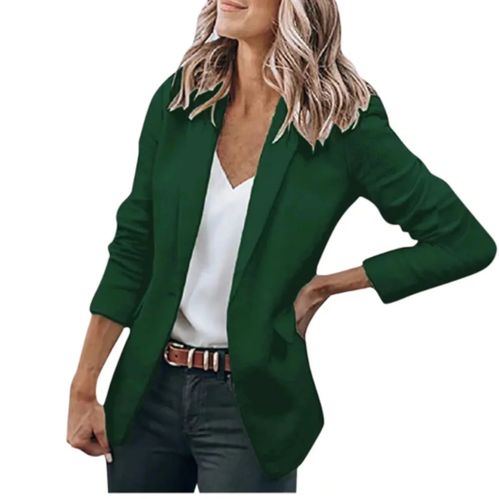 Damen Reverskragen Sommer Blazer