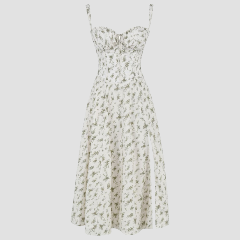 Amelie | Damen Korsett Sommerkleid | Midi