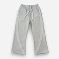 Baggy Jogginghose für Herren mit Streifen und ohne Bündchen am Bein