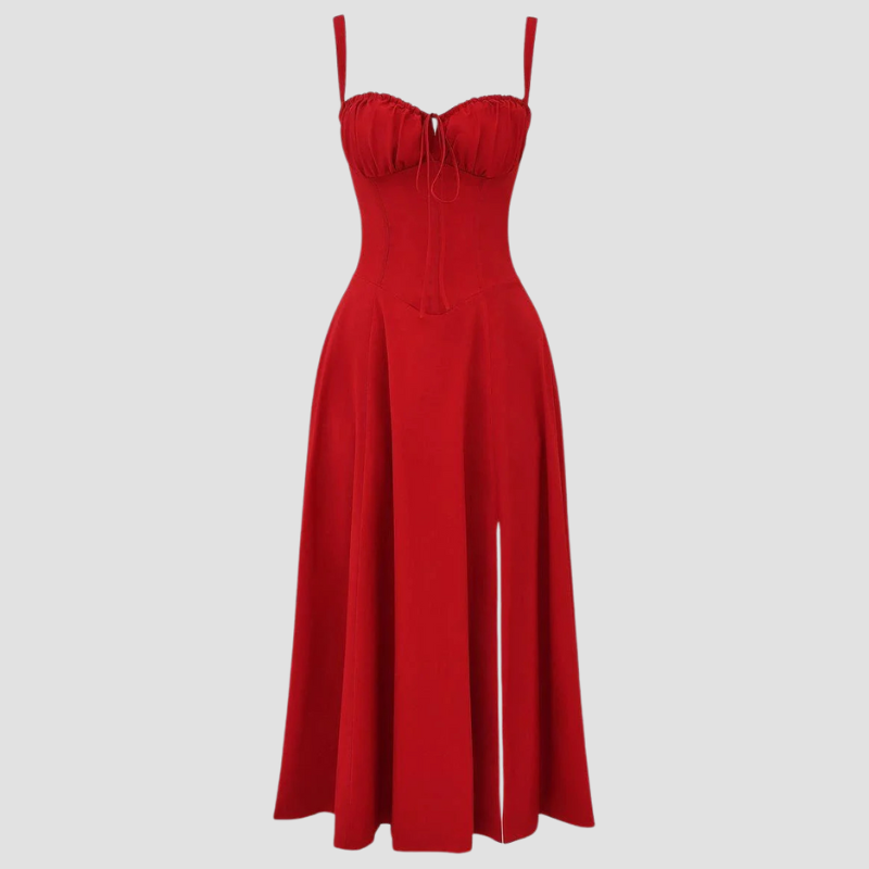 Amelie | Damen Korsett Sommerkleid | Midi