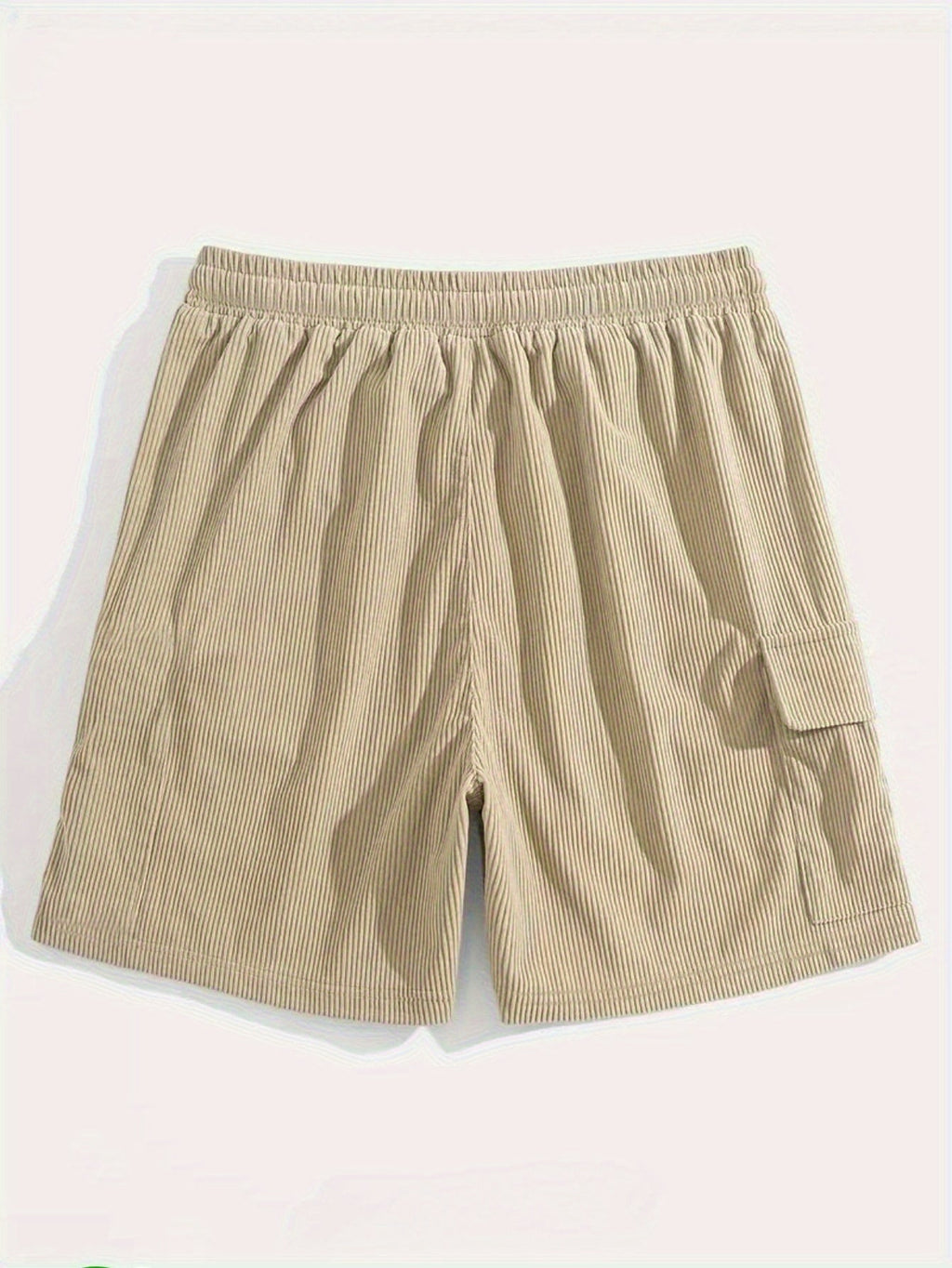 Herren Sommer Elastische Bund Cargo Bermuda Shorts