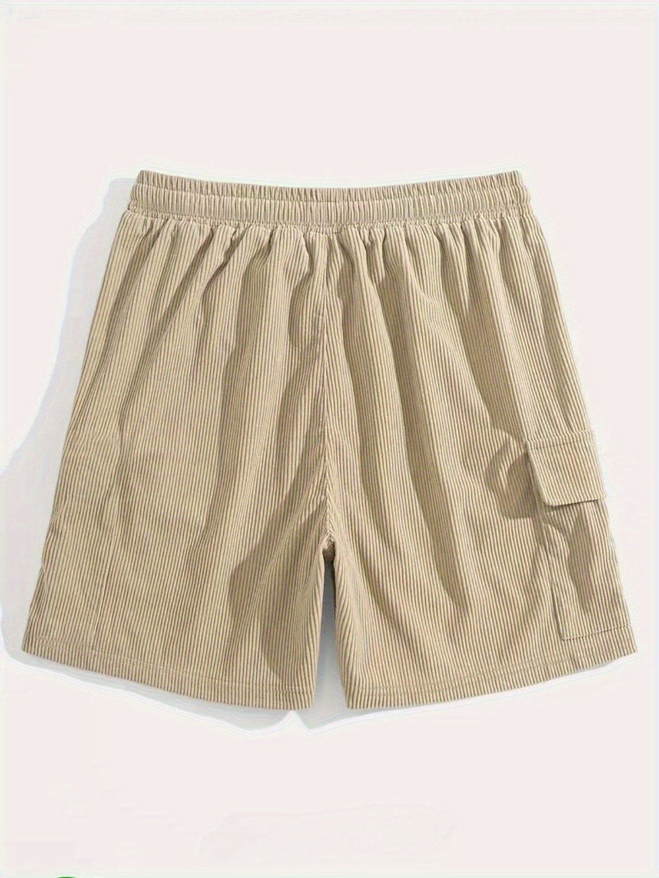 Herren Sommer Elastische Bund Cargo Bermuda Shorts