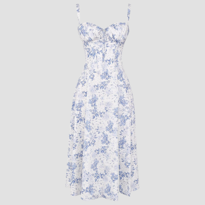 Amelie | Damen Korsett Sommerkleid | Midi