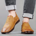 ALEX / ATMUNGSAKTIVE, RUTSCHFESTE LEDERSNEAKER FÜR HERREN