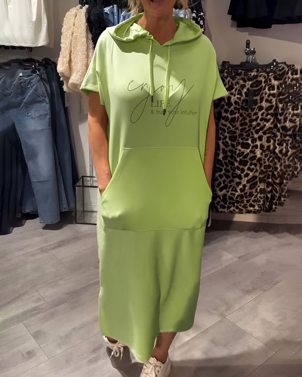 Becky | Lässiges Hoodie-Kleid