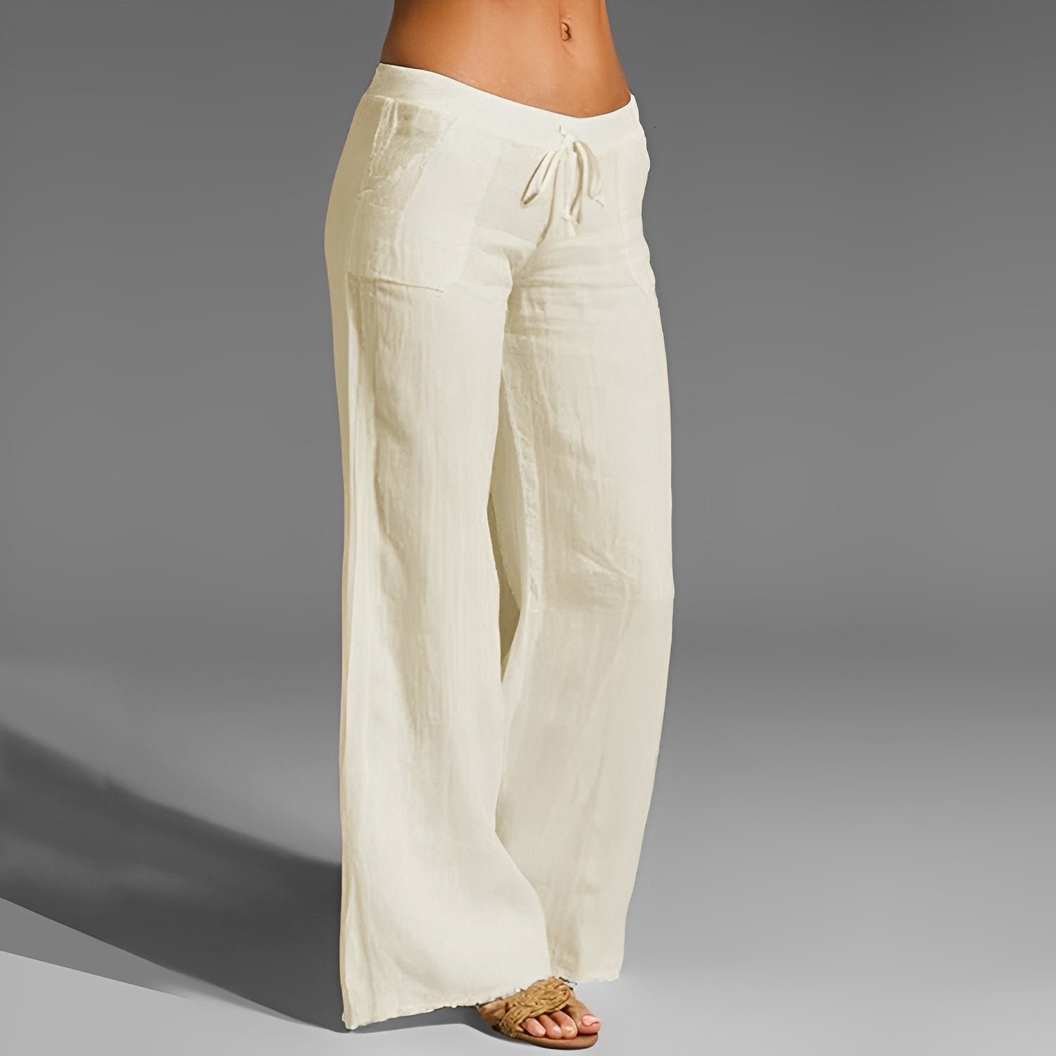 Celestine - Elastische Leinenhose für Damen