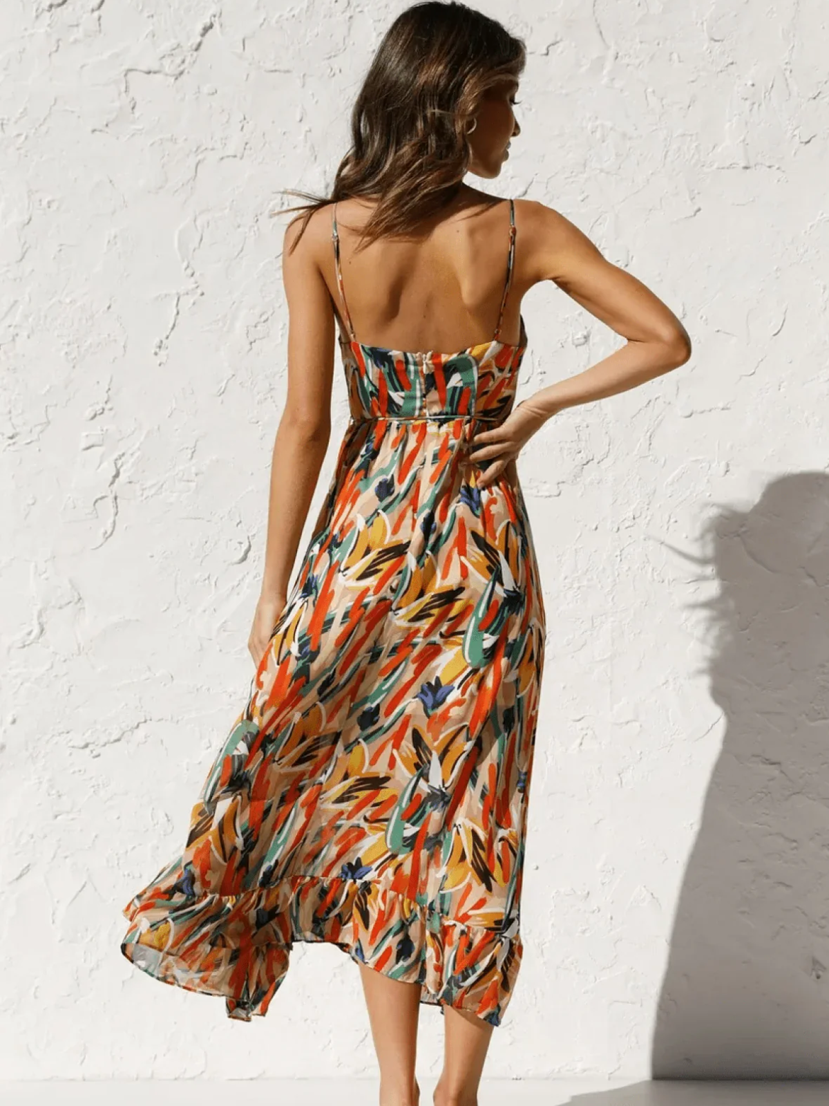Jada | Buntes Midi-Kleid