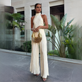 Elvissa - Elegantes Oberteil und Set mit weitem Bein