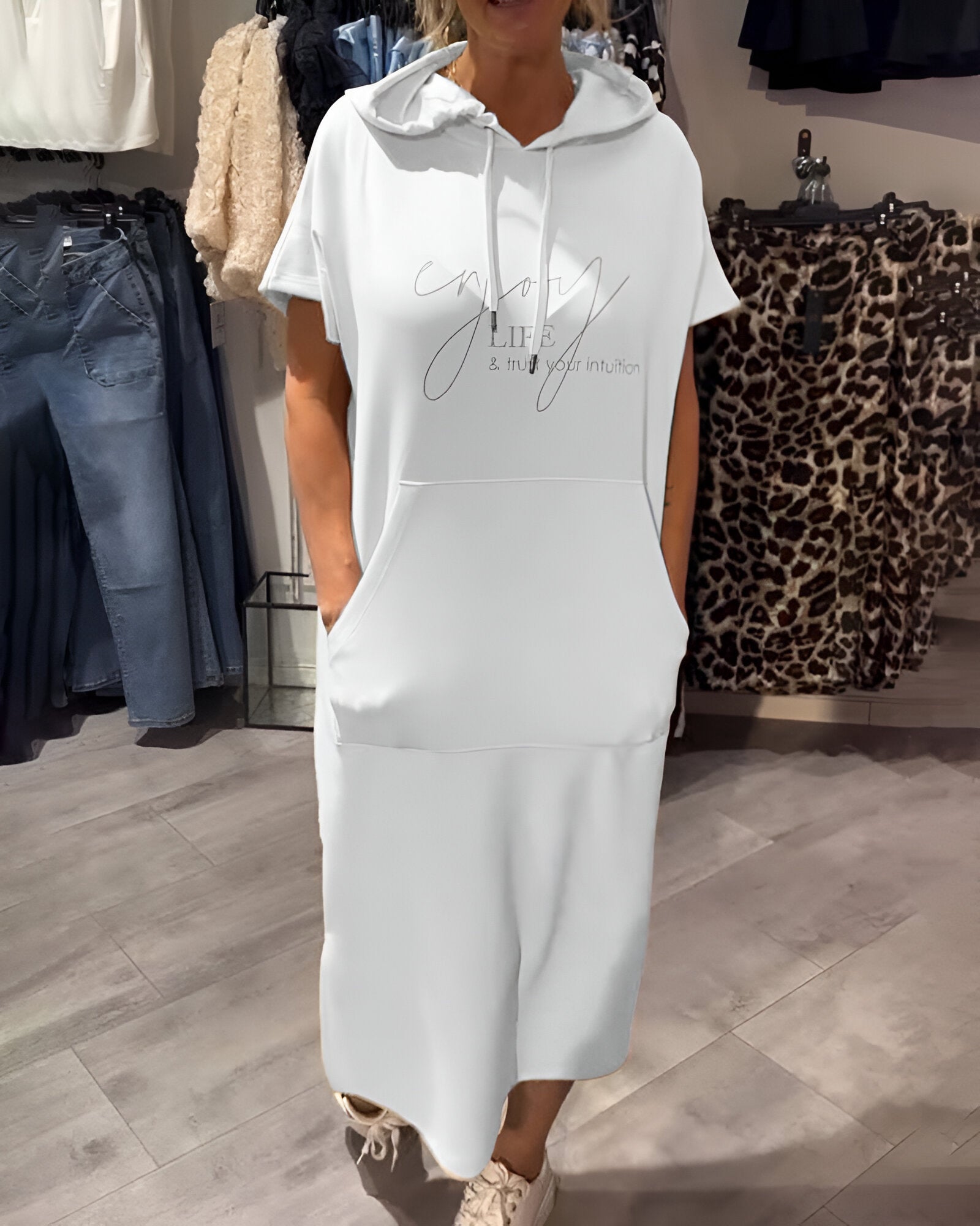Becky | Lässiges Hoodie-Kleid