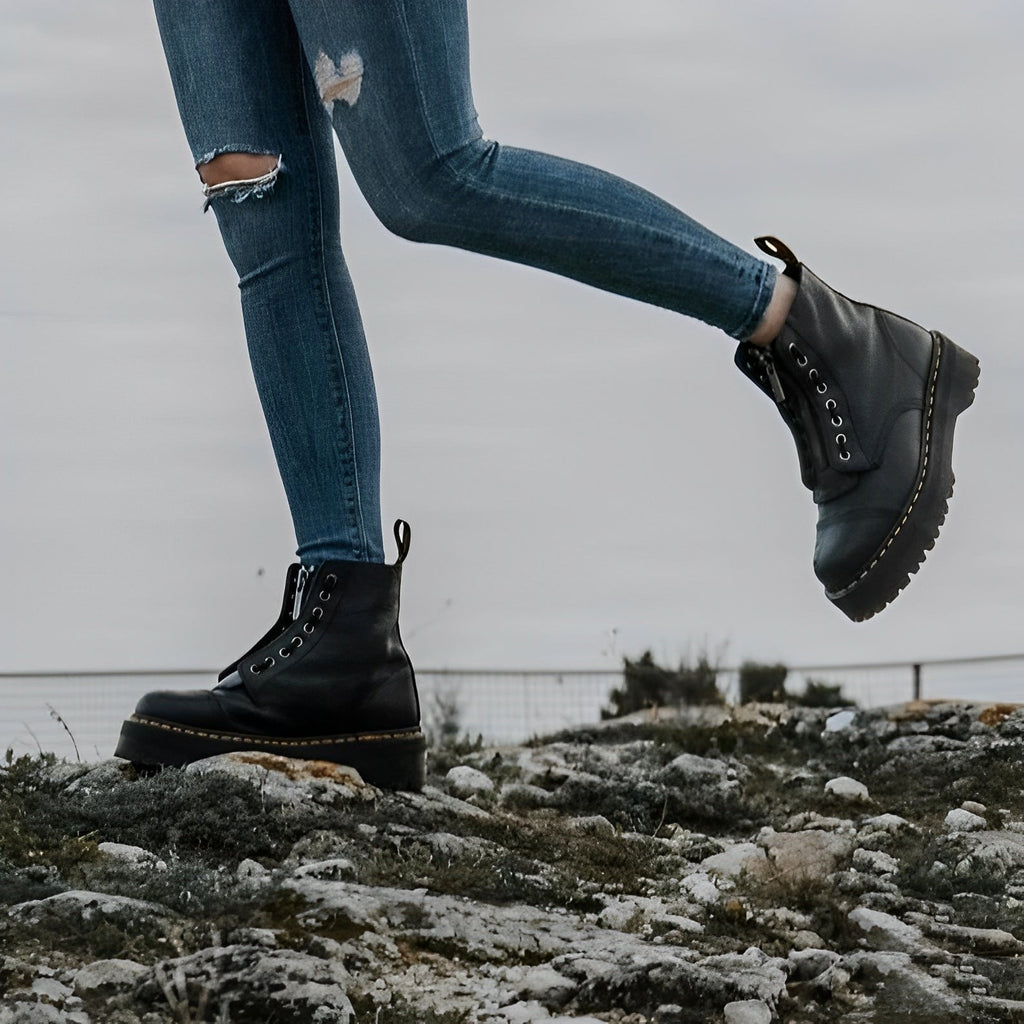 Payton - Bequeme Damenstiefel mit breitem Absatz