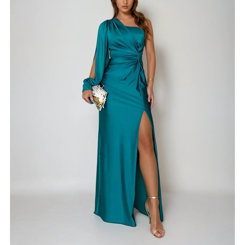 Abiballkleider One-Shoulder | Mit Schlitz