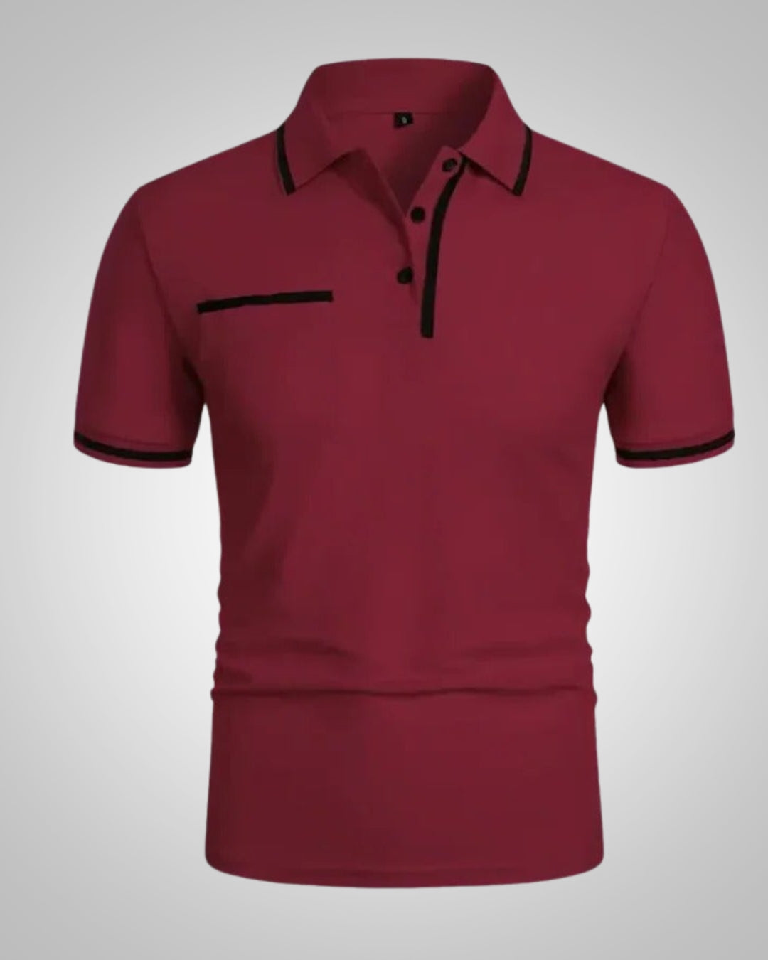 Herren Sommer Kurzarm Slim Fit Poloshirt