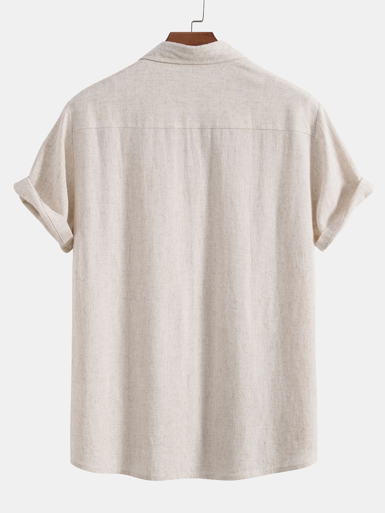 Hemd aus Leinen-Viskose-Mischung mit Knöpfen & Shorts aus Leinen-Baumwoll-Mischung mit Kordelzug