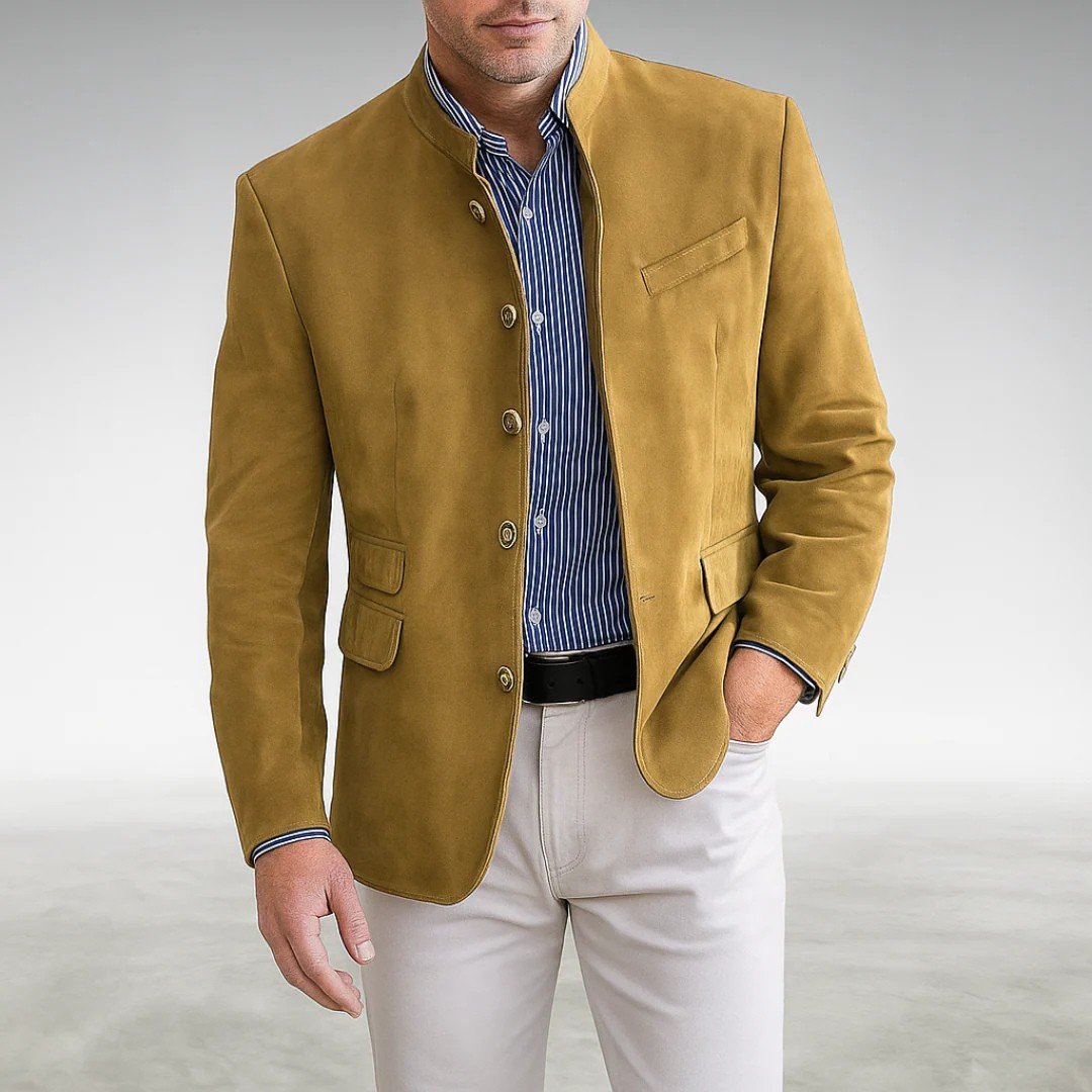 CANNES / ELEGANTE, STRUKTURIERTE HERRENJACKE