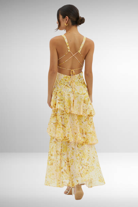 Damen Elegantes Sommer Maxikleid mit lockerem Schnitt