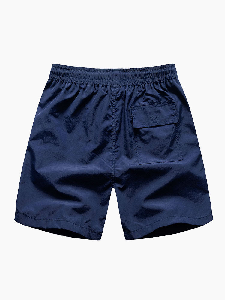 Hemd mit floralem Patchwork-Print und Shorts zum Schwimmen