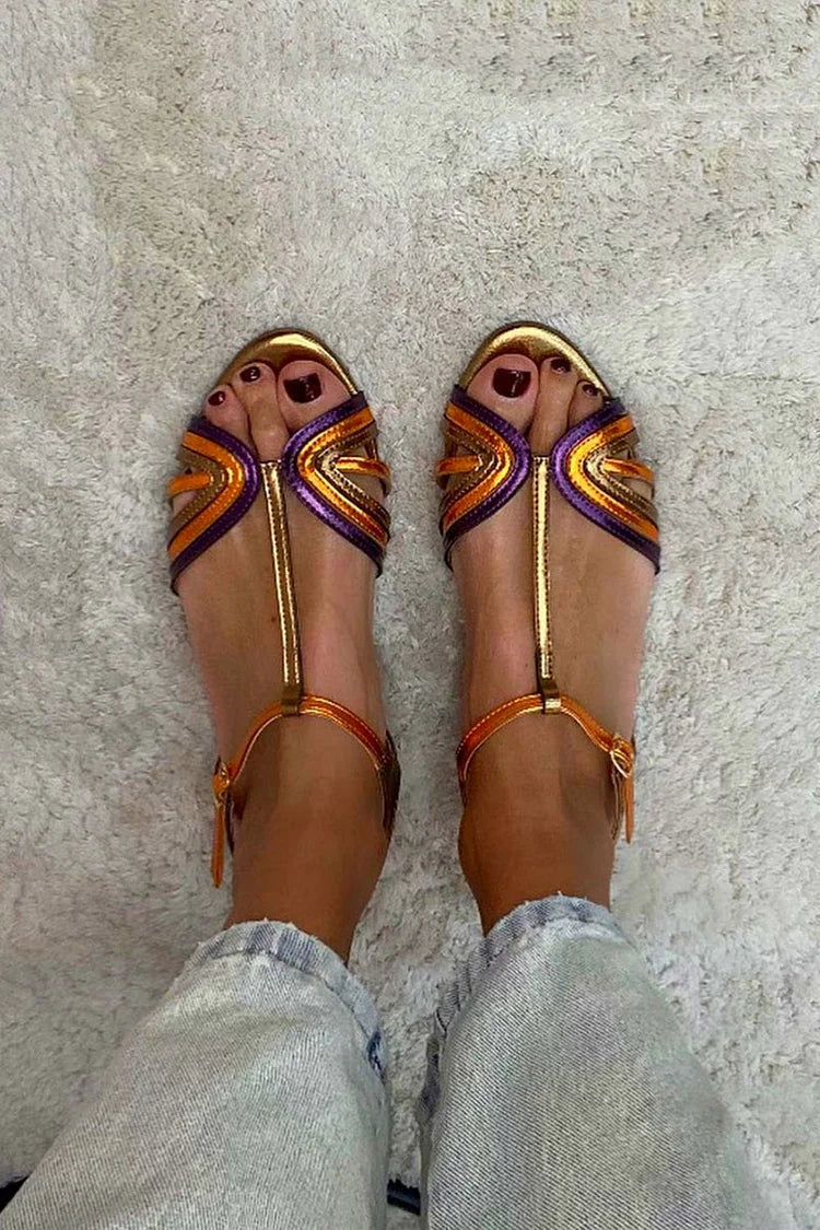 Viviana | Sandals in Mediterranean Hues