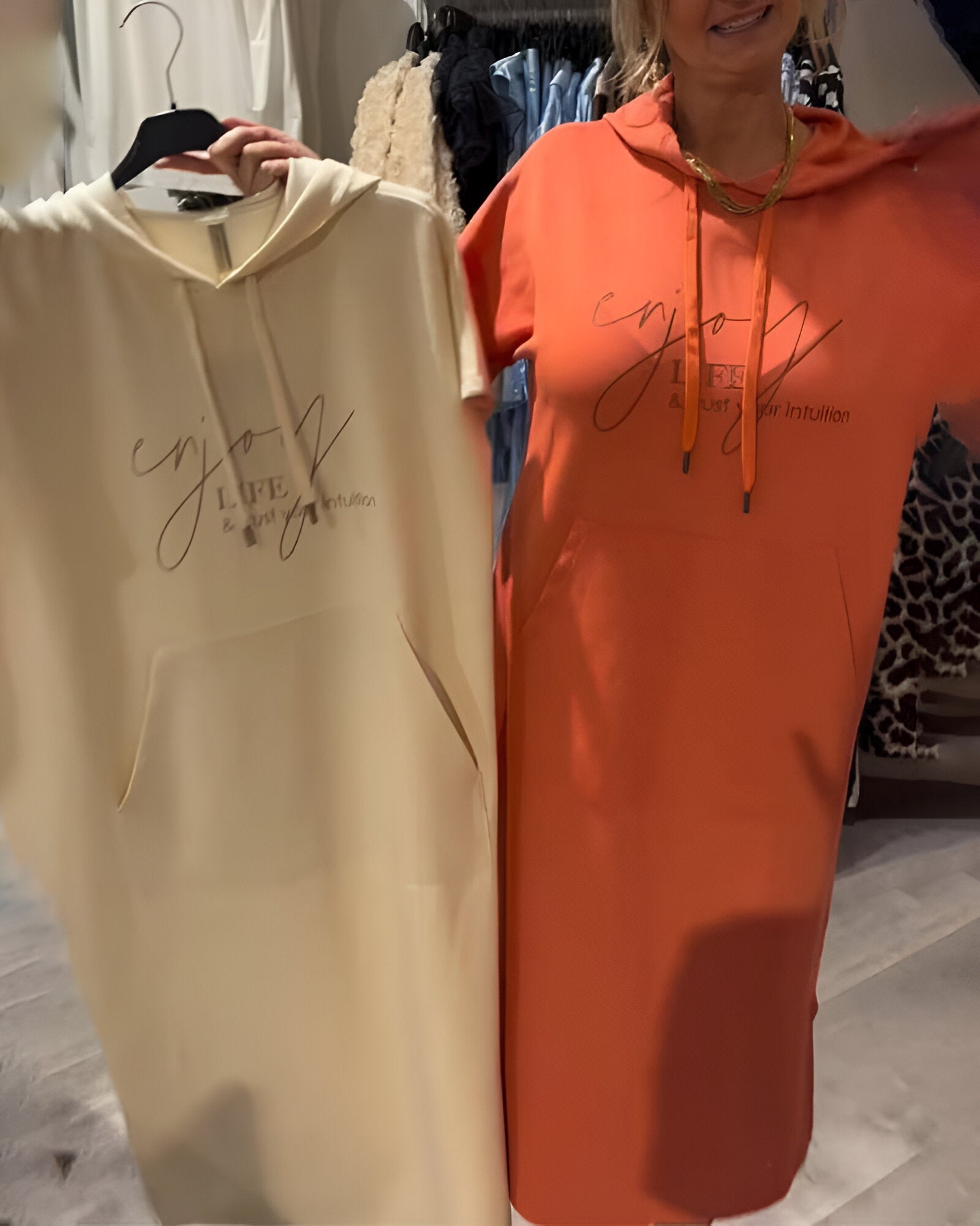 Becky | Lässiges Hoodie-Kleid