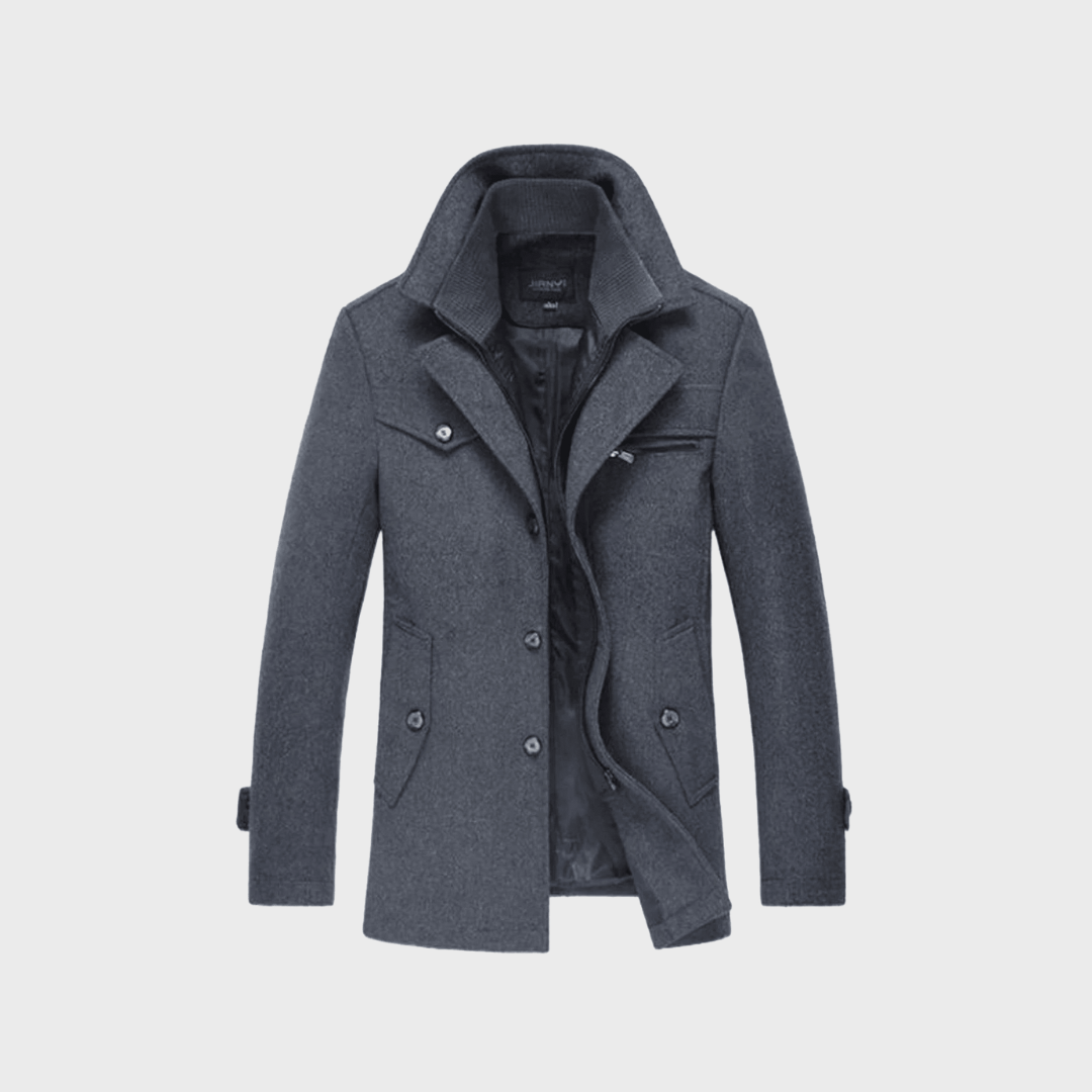 ANDRE | KLASSISCHER WOLLMANTEL IM PEACOAT-STIL