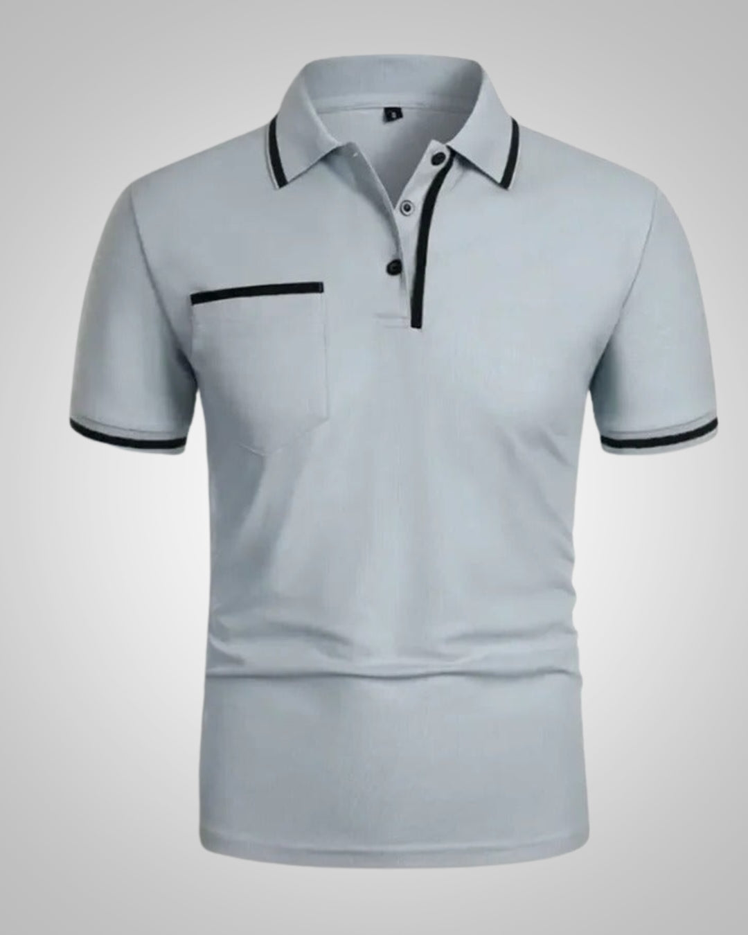 Herren Sommer Kurzarm Slim Fit Poloshirt