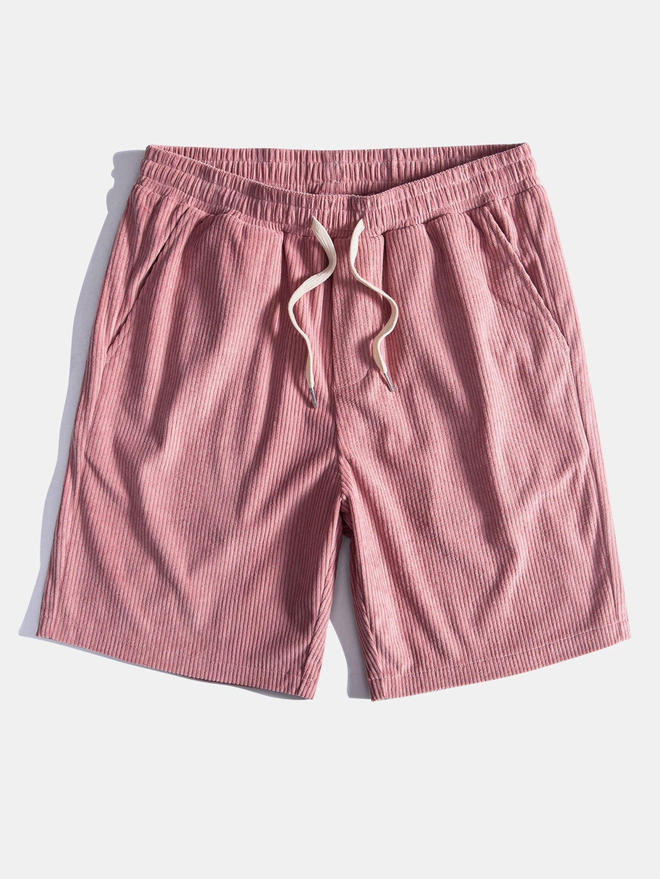 Kurzärmeliges Corduroy Kubanisches Hemd & Shorts