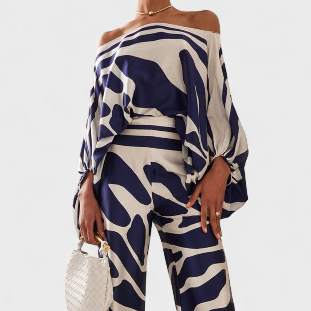 Damen Festlicher Sommer Midi Zweiteiler