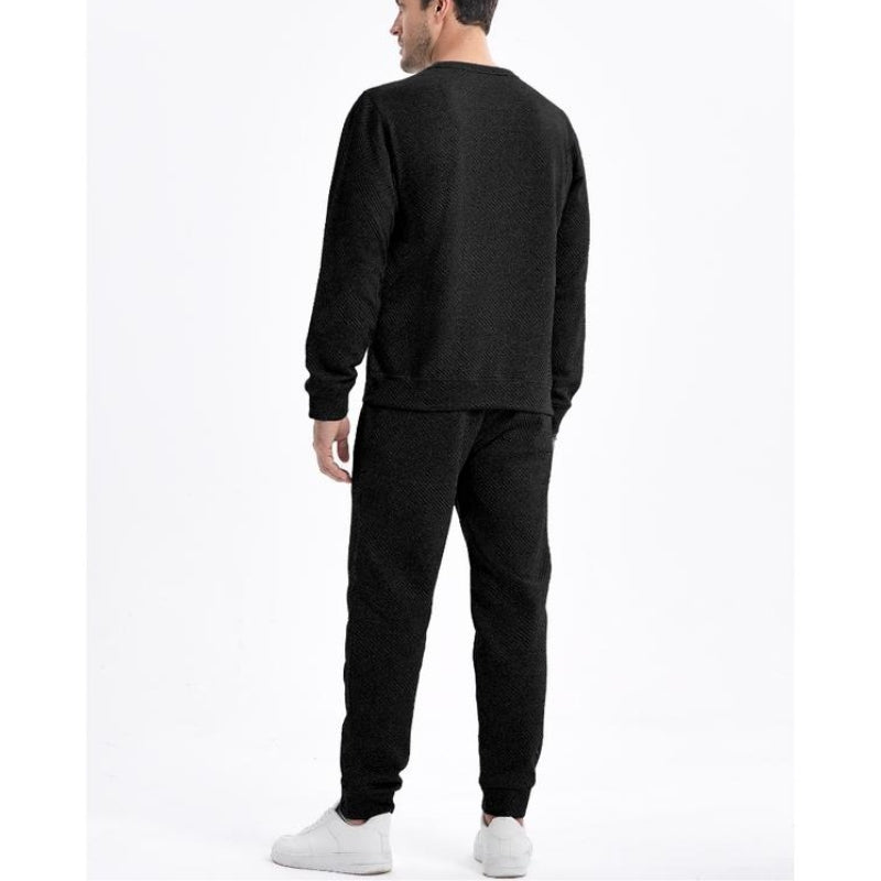 Axel | Herren Jogginganzug Set 2-teilig Strukturiert Sweatshirt