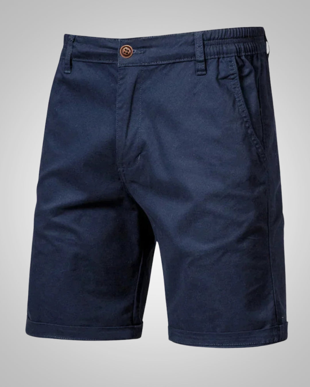 Herren Sommer Knopf Slim Fit Chino Shorts