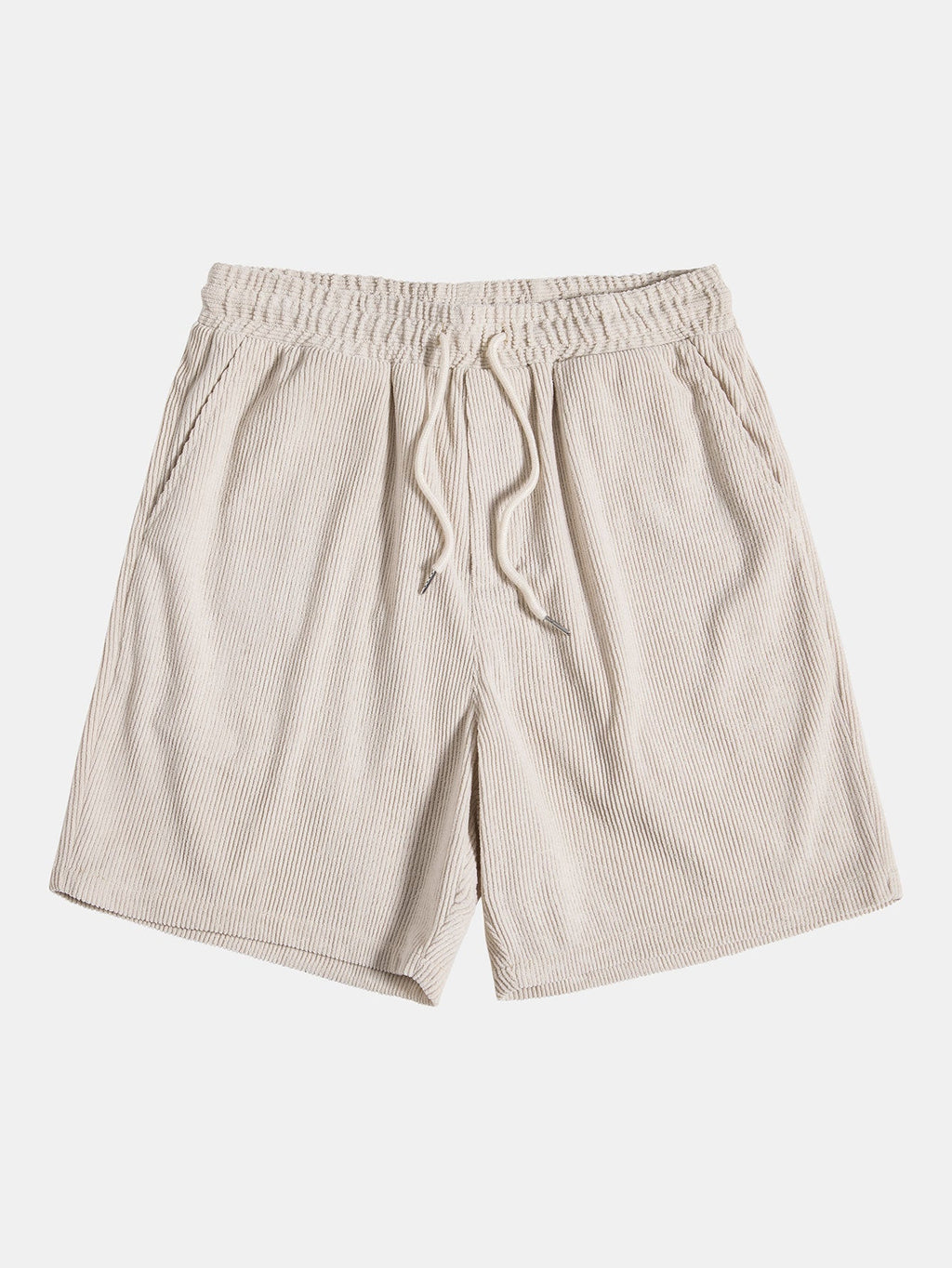 Kurzärmeliges Corduroy Hemd mit Knöpfen & Shorts