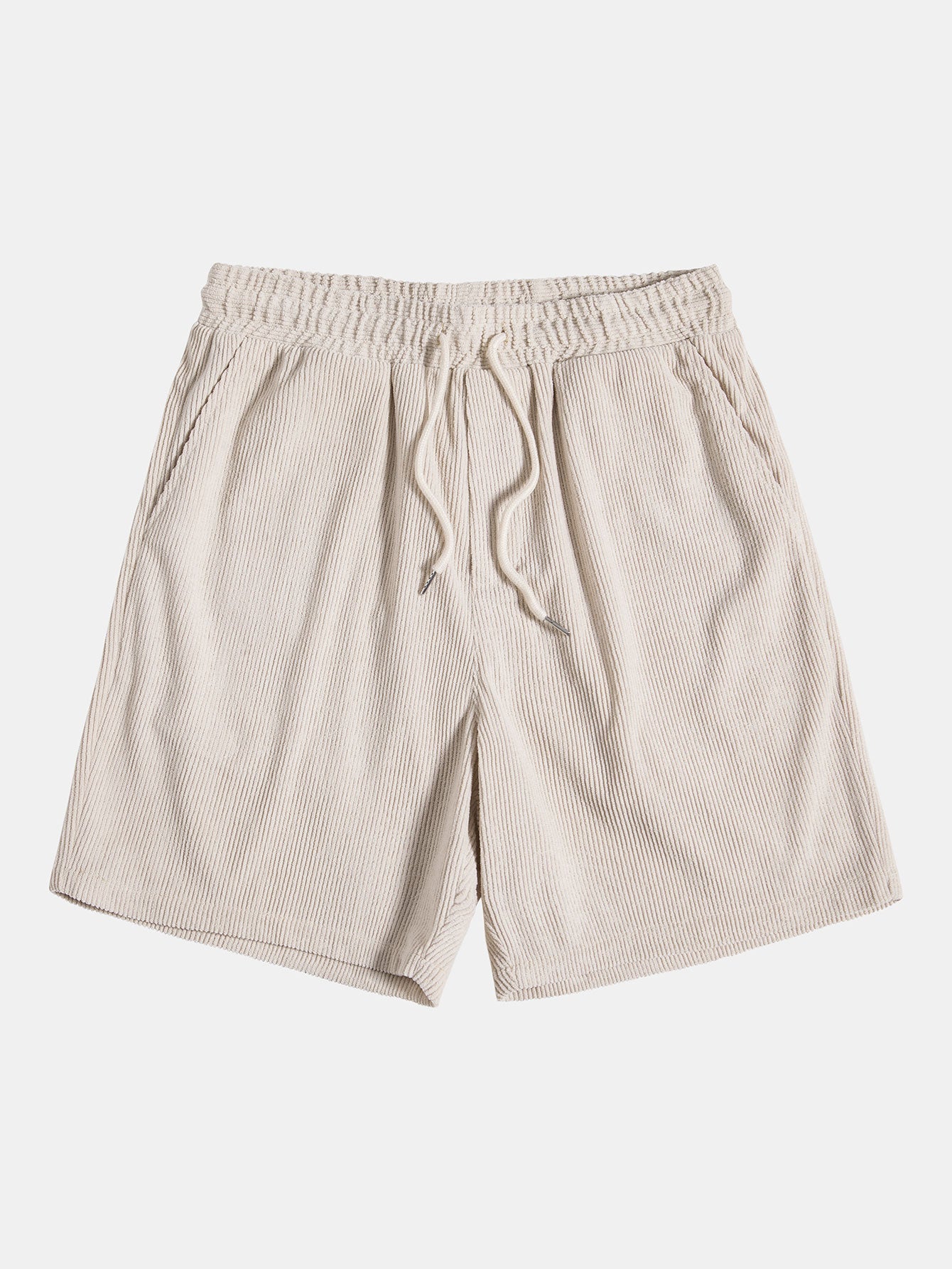 Kurzärmeliges Corduroy Hemd mit Knöpfen & Shorts