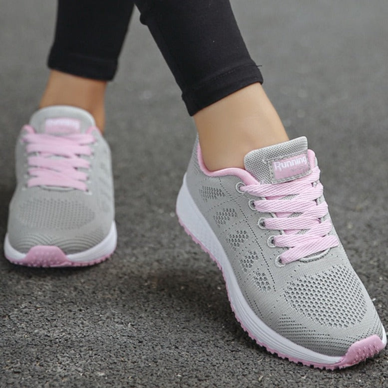 Emma | Damen Schnür Casual Walking Sneaker