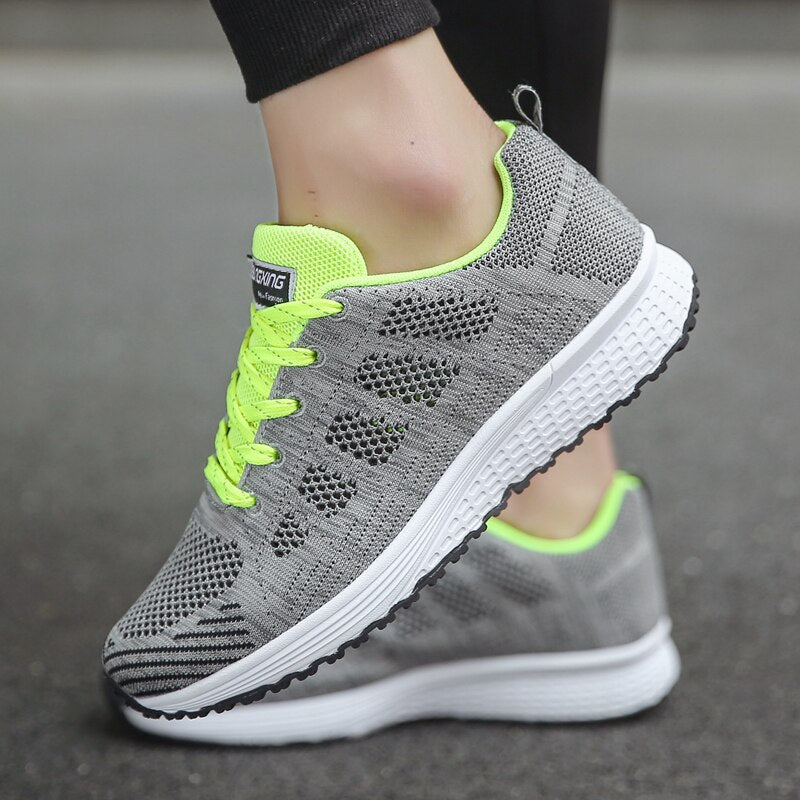 Emma | Damen Schnür Casual Walking Sneaker