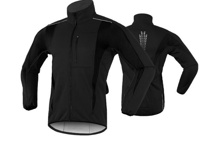 Wasserdichte und warme Fahrradjacke