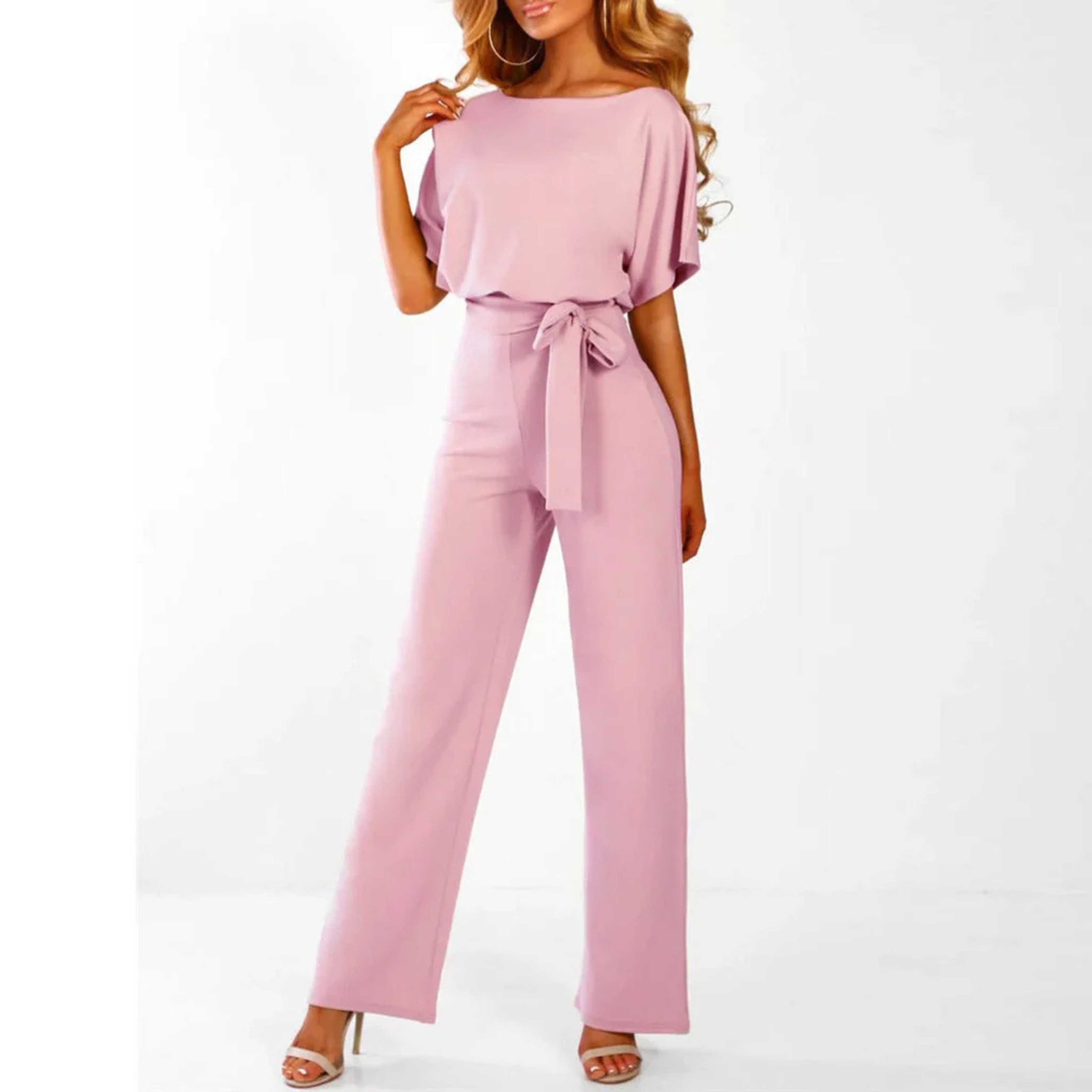 Damen Sommer Weites Bein Jumpsuit