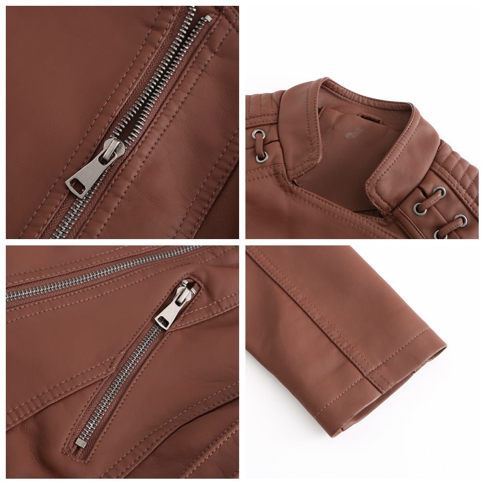 LARA / JACKE AUS GEWASCHENEM LAMMLEDER