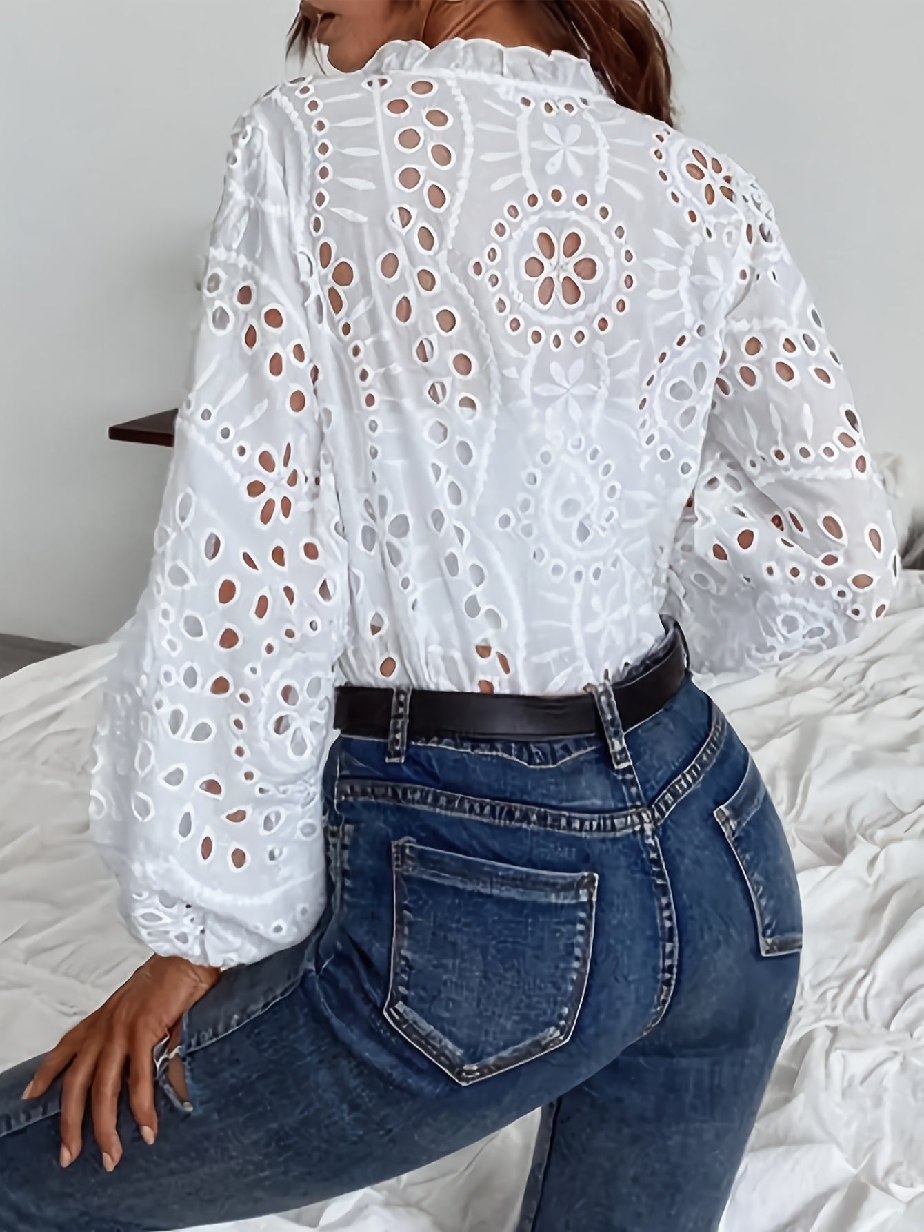 Roselina | Bestickte Bluse