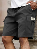 Herren Casual Kordelzug Freizeit Shorts