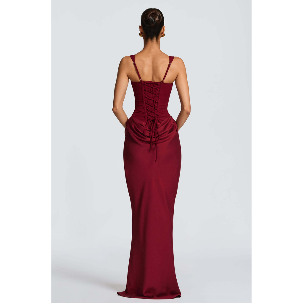 Kleid als Hochzeitsgast | Eckiger Ausschnitt