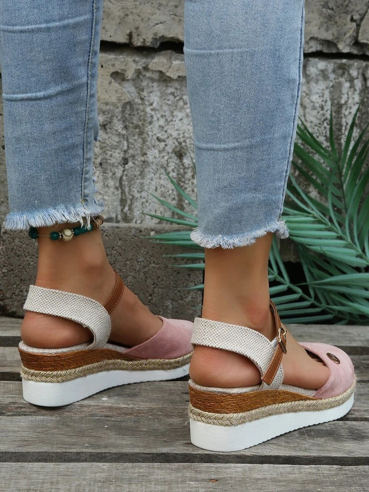 Damen Elegant Orthopädische Wedge Sandalen