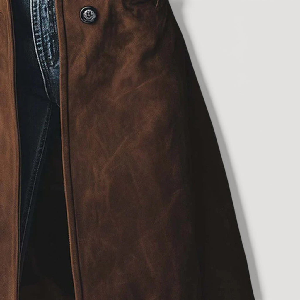 Senna – Wildleder-Trenchcoat