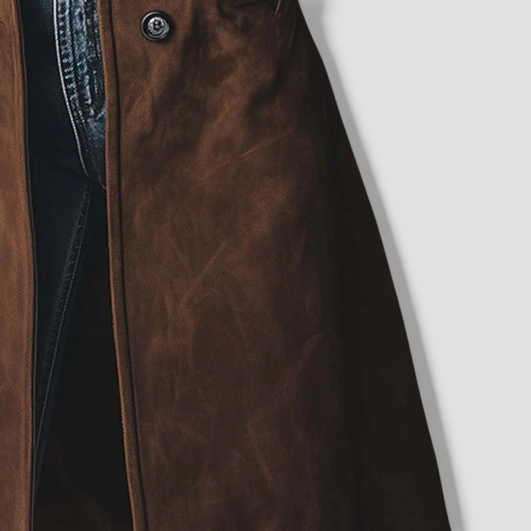 Senna – Wildleder-Trenchcoat