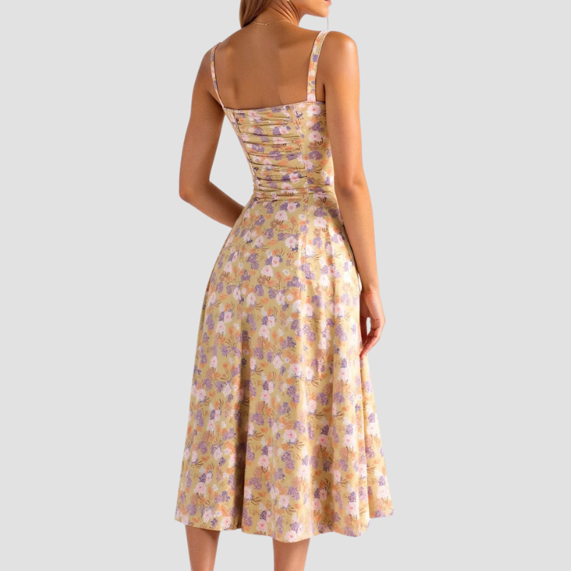 Amelie | Damen Korsett Sommerkleid | Midi