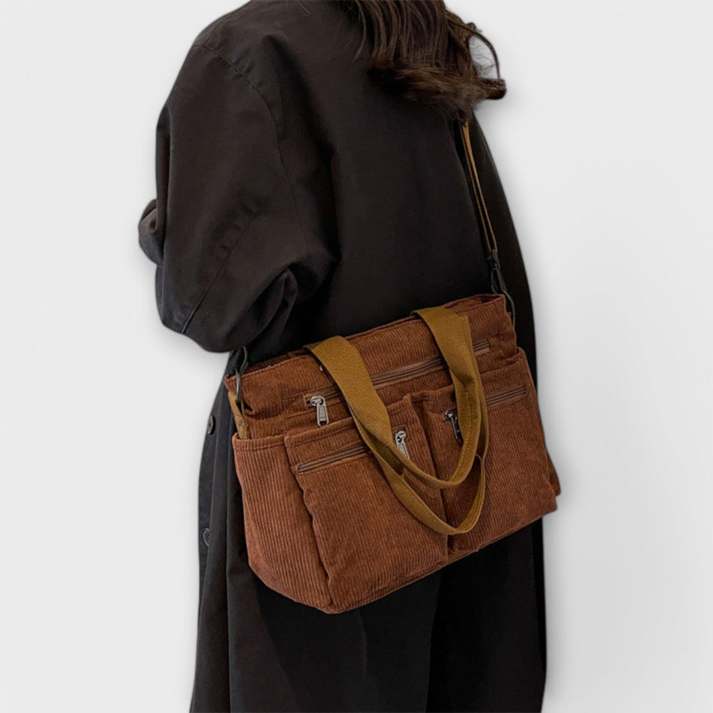 Damen Geräumige Tote-Tasche mit offenem Hauptfach und Innentasche